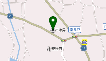 市津郵便局の地図画像