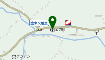 金束郵便局の地図画像