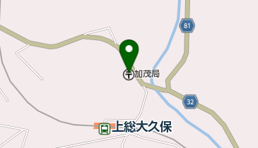 加茂郵便局の地図画像