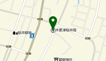 木更津桜井郵便局の地図画像