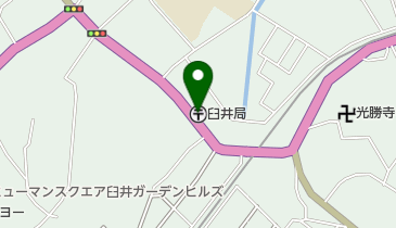 臼井郵便局の地図画像