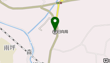 日向郵便局の地図画像