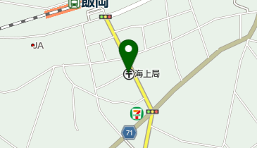 海上郵便局の地図画像