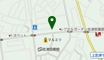 佐倉西志津郵便局の地図画像