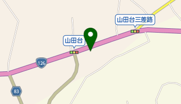 八街山田台郵便局の地図画像