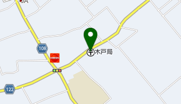 木戸郵便局の地図画像