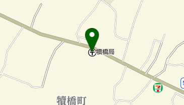 犢橋郵便局の地図画像
