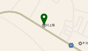 川上郵便局の地図画像