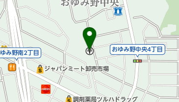 千葉泉谷郵便局の地図画像