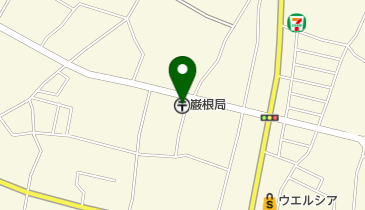 巌根郵便局の地図画像