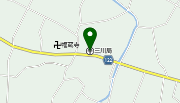 三川郵便局の地図画像