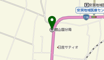 館山国分郵便局の地図画像