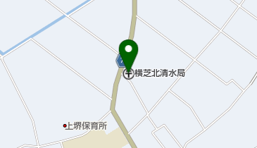 横芝北清水郵便局の地図画像