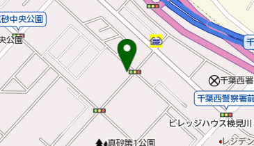 千葉真砂二郵便局の地図画像