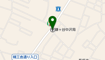 鎌ヶ谷中沢郵便局の地図画像