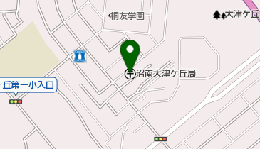 沼南大津ケ丘郵便局の地図画像