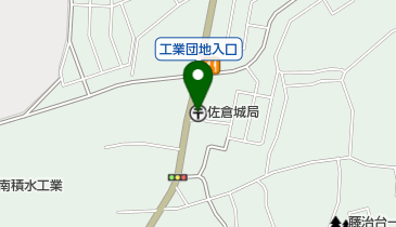 佐倉城郵便局の地図画像