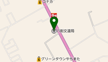 八街文違郵便局の地図画像
