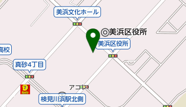 美浜郵便局 ゆうちょ銀行 美浜店の地図画像