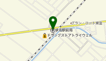 求名駅前郵便局の地図画像