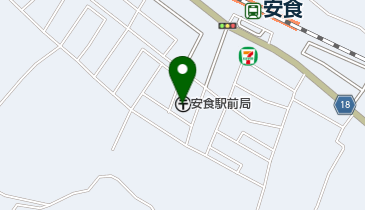 安食駅前郵便局の地図画像