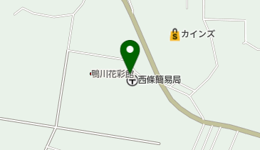 西條簡易郵便局の地図画像