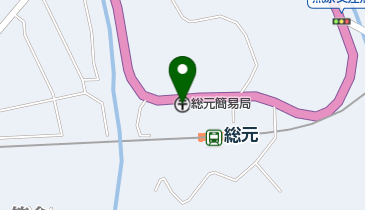 総元簡易郵便局の地図画像