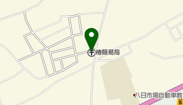 椿簡易郵便局の地図画像