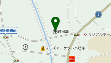 鉾田郵便局の地図画像