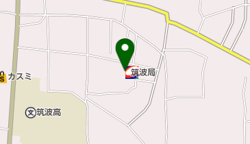 筑波郵便局の地図画像