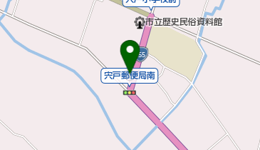 宍戸郵便局の地図画像