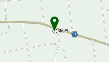河内郵便局の地図画像