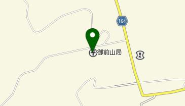 御前山郵便局の地図画像