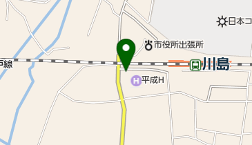 川島郵便局の地図画像