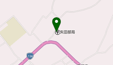 矢田部郵便局の地図画像