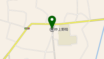 中上野郵便局の地図画像