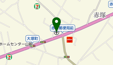赤塚郵便局の地図画像