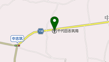 千代田志筑郵便局の地図画像