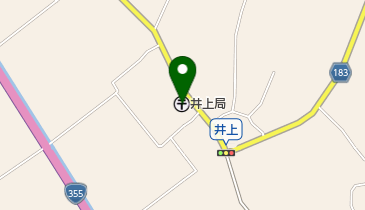 井上郵便局の地図画像