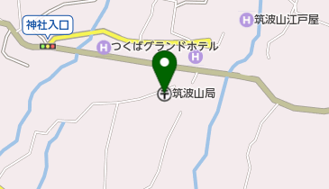 筑波山郵便局の地図画像