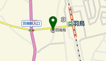 羽鳥郵便局の地図画像