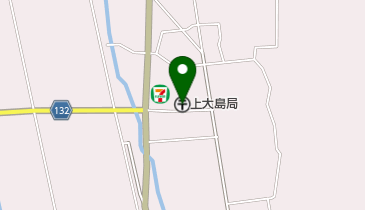 上大島郵便局の地図画像
