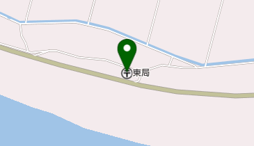 東郵便局の地図画像
