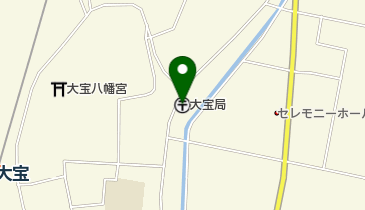 大宝郵便局の地図画像