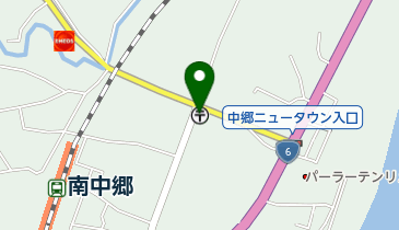 南中郷郵便局の地図画像