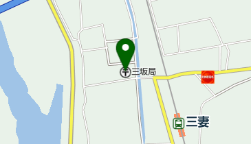 三坂郵便局の地図画像