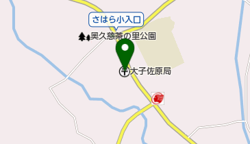 大子佐原郵便局の地図画像