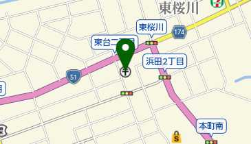 水戸本町郵便局の地図画像