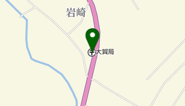 大賀郵便局の地図画像