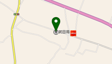 武田郵便局の地図画像